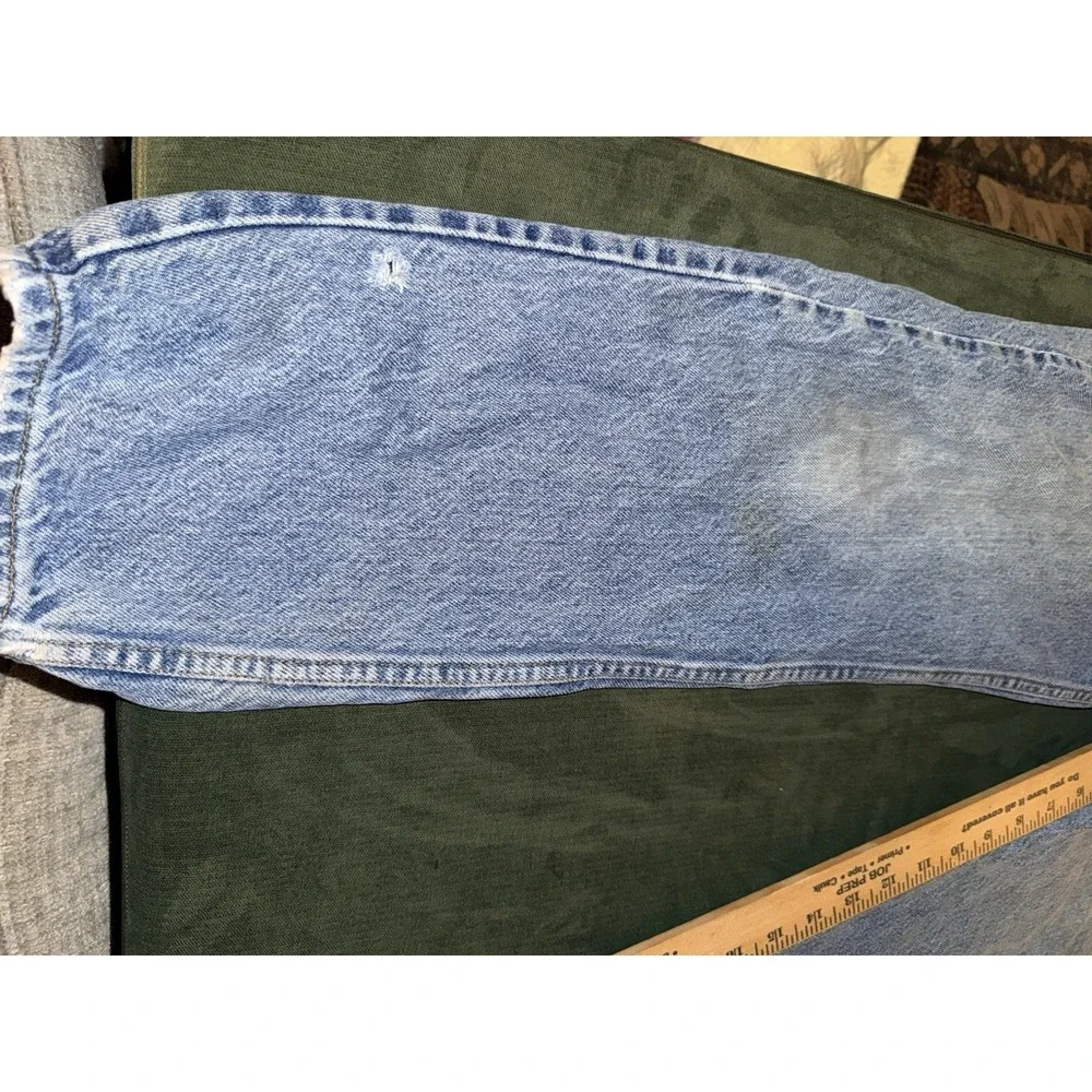 Vintage 90's Levis 505 Orange Tab Jeans Mens Stonewash Light Wash Straight Leg